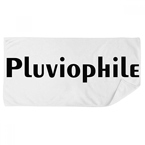 Pluviophile serviette de bain douce 35x70cm pour visage et douche
