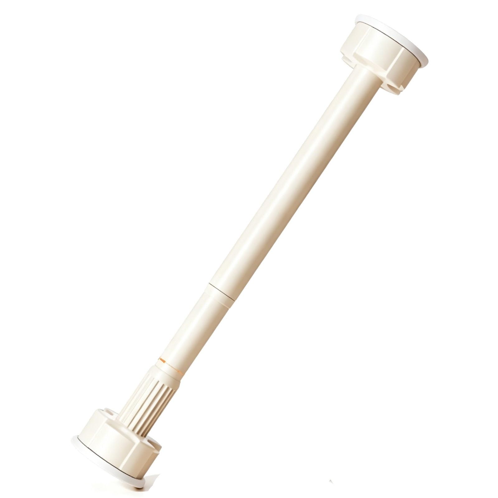 Shower Curtain Rods Tension, Curtain Rods for Windows No Drilling, Anti Slip，suitable for Bathroom, Window, Closet, Cabinet(White,110-200cm/43-79in)