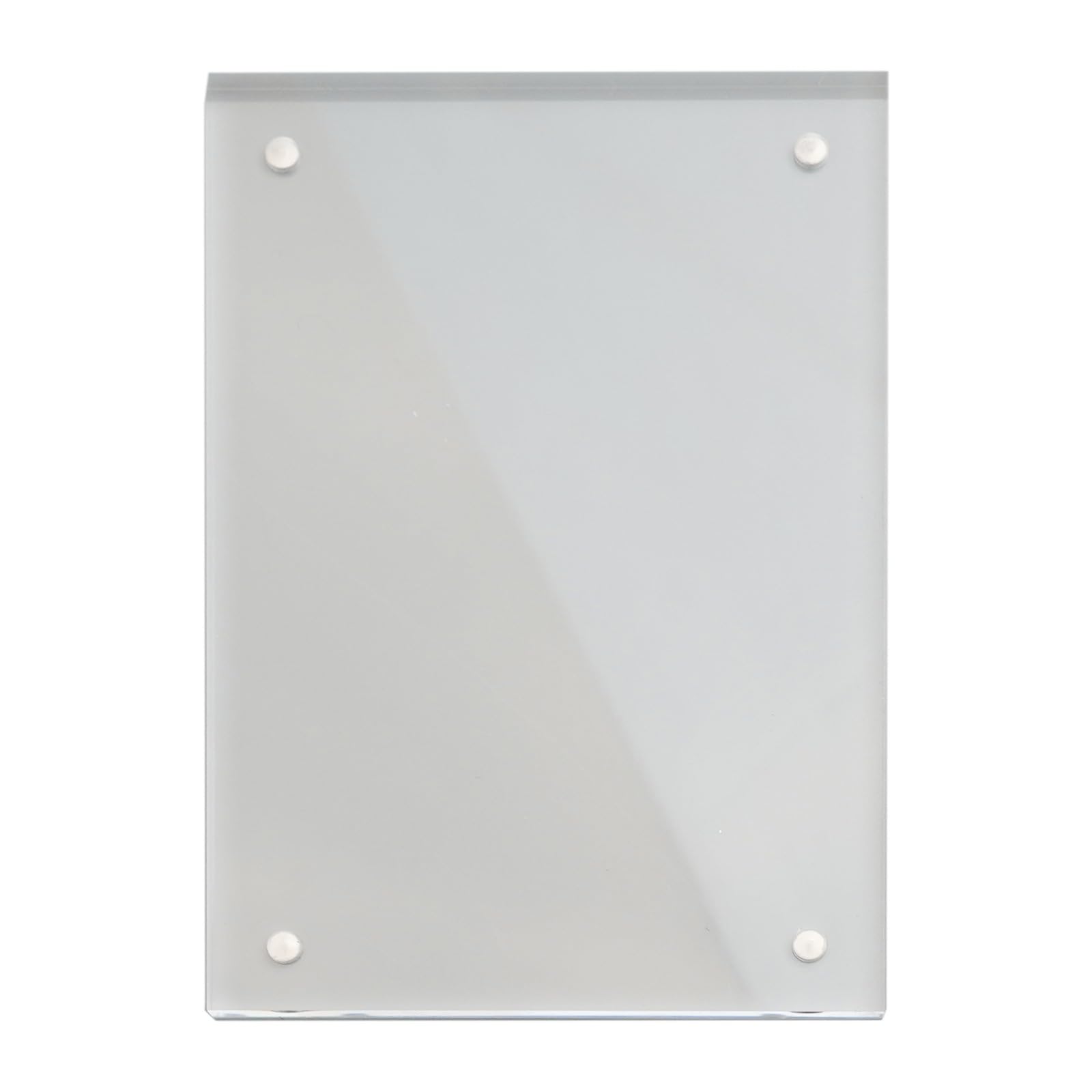 Transparent Acrylic Photo Frame Double-Sided Clear Display Stand for Desktop Tabletop for Pictures Artwork Postcards (9x13cm)