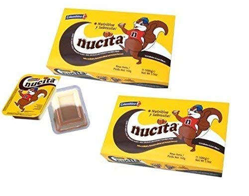 Nucita Colombina Nutty 12 Unidades Pack 5.9 Oz (168 Grs) 12 Unidades - 2 PACK