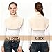 5Pcs Fake Turtleneck Collars Detachable Dickey Collar High Warmer Turtle Necks Half Top Mock Blouse for Women Men