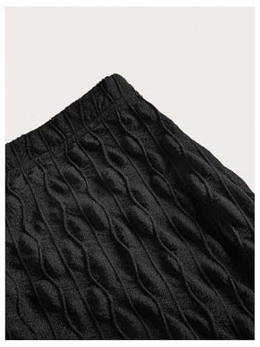 SHENHE Women's Plus Size High Waisted Bodycon Maxi Skirt Stretch Fashion Long Pencil Skirt3