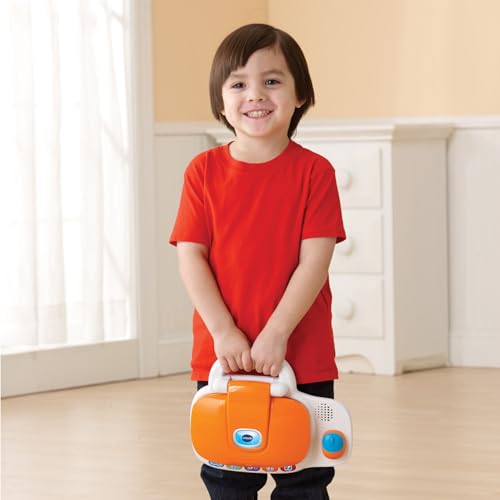 Image of vtech tote and go laptop, orange- Multi color