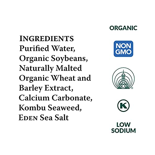 EDEN Organic Edensoy Original Soymilk, Non-GMO, USA whole soy, non-dairy, vegan, 32 oz (Pack of 12) - Thumbnail 3