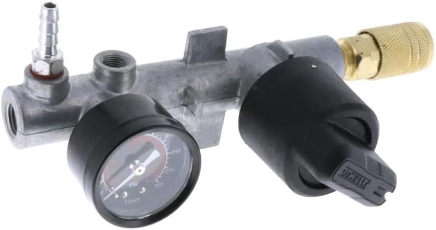 N474521 Air Compressor Regulator/Manifold DCC2560T1-WK DCC2560T1 fit for Dewalt Measures approximately 7.50 X 2.90 X 3.50 inches