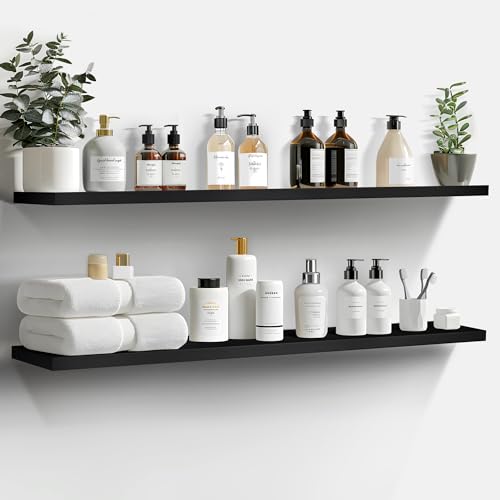 LaVie Home Floating Shelves, 47 Inch Wall Shelf Set of