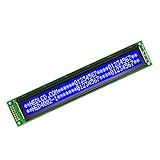 SaiDian 1Pcs HD44780 40x2 4002 LCM Character LCD Display Module 5V White on a Blue Background