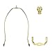 Tool parts 1 Set 11 Inch Lamp Harp Kit With Finial Lamp Shade Bracket Holder Gold Tone