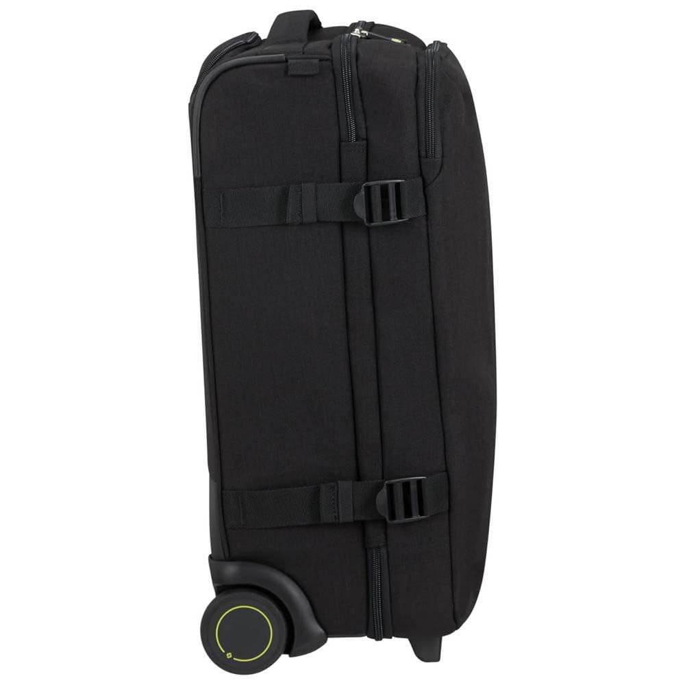 Samsonite Securipak - Bolsa de Viaje S con Ruedas, 55 cm, 39 L, Color Negro (Acero Negro)
