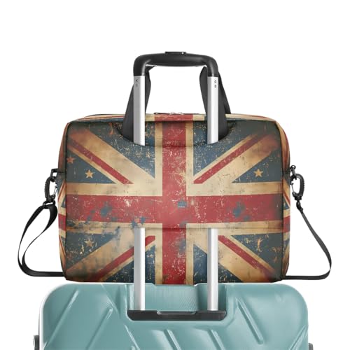 Bolso laptop con bandera UK estilo rústico miniatura 6
