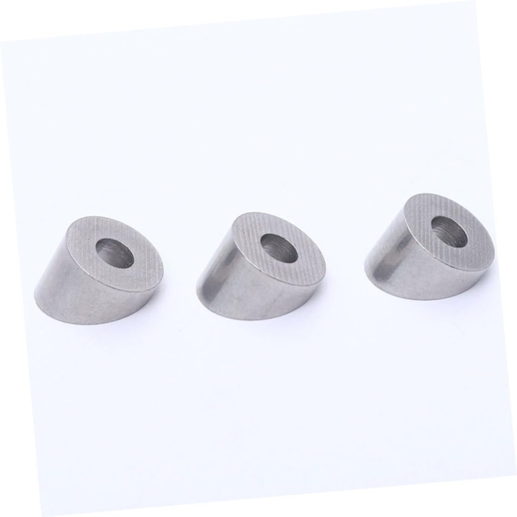 8pcs Stair Guardrail Accessories Stainless Steel Beveled Washers Wire Rope Connectors for Outdoor Railing
