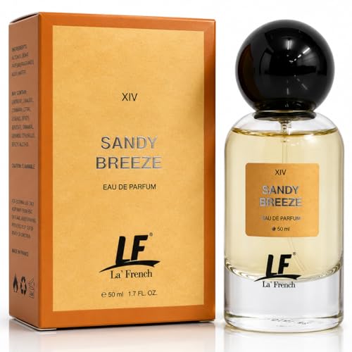 Image of La French Sandy Breeze Unisex Perfume 50ml | Long Lasting Premium Fragrance for Men & Women | Cardamom, Iris & Sandalwood Notes