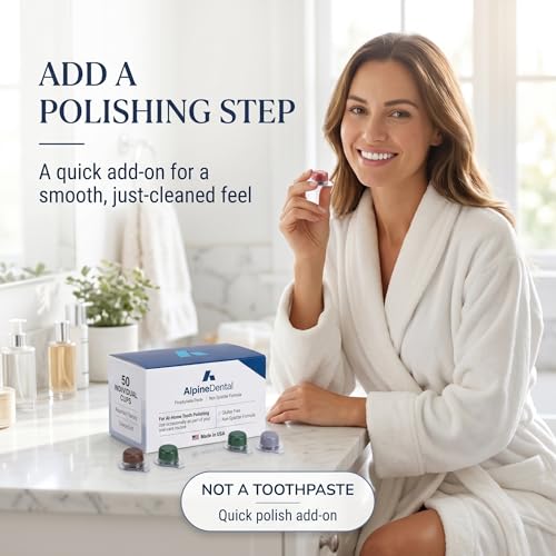 Image of Alpine Blanc Tooth Polish Cups, Assorted Flavored - Professional Teeth Polishing Paste for a Smooth, Fresh Dental, Clean Feel - 200 Count