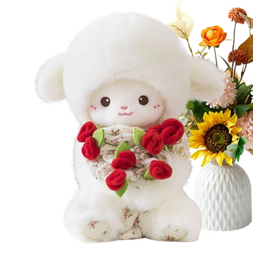 羊 プラッシュ | 30cm かわいい 抱きごこちの良い ハグできる やわらかい ドール - 柔らかい 羊 ぬいぐるみ - 寝室 リビング ソファ ベッド 車 子供部屋向け