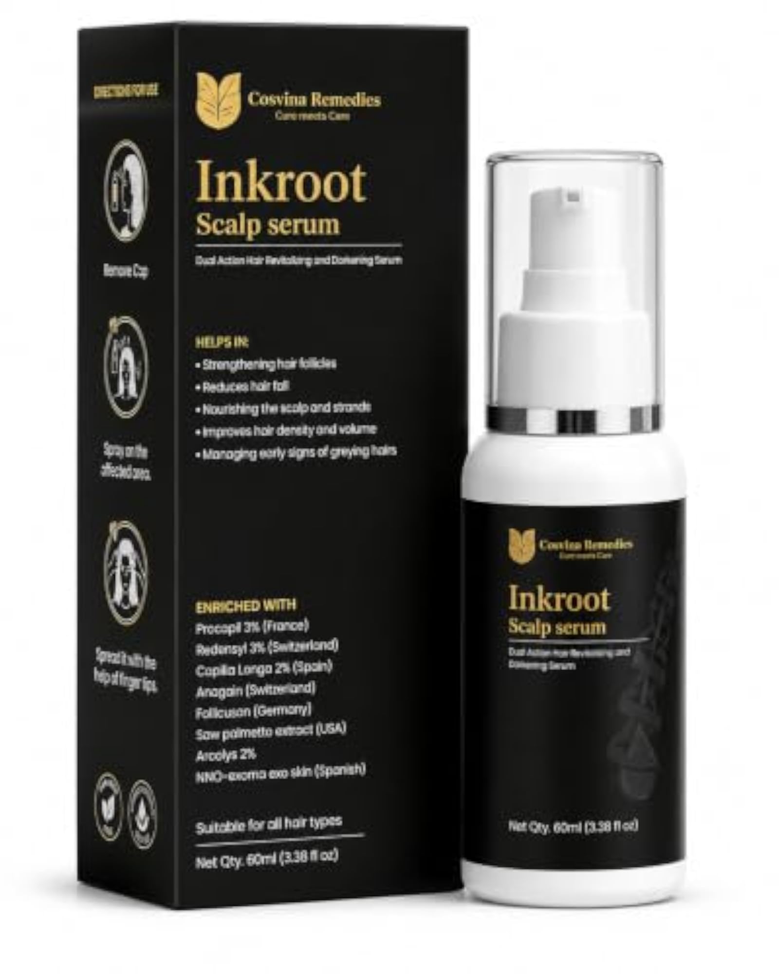 Inkroot Scalp Serum with Procapil and Rendesyl