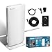 Antop AT-800SBS-AMZ HDTV&Fm Amplified Antenna 85 Miles Range Indoor/Outdoor Antenna Dual Outputs Support TV and Second Device-FM Stereo, with Noise-Free 4G LTE Filter & Smart Boost System TV Antenna