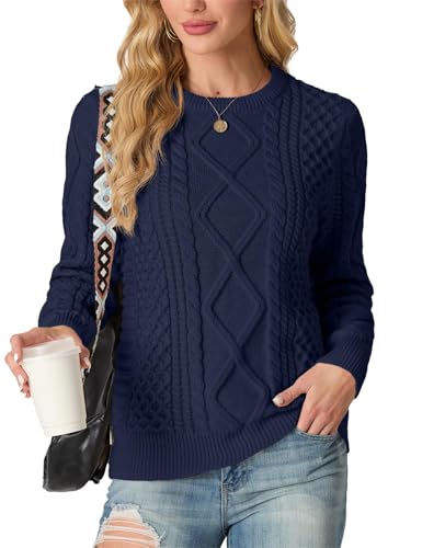 GRECERELLE Women's Fall & Winter Sweater Crewneck...