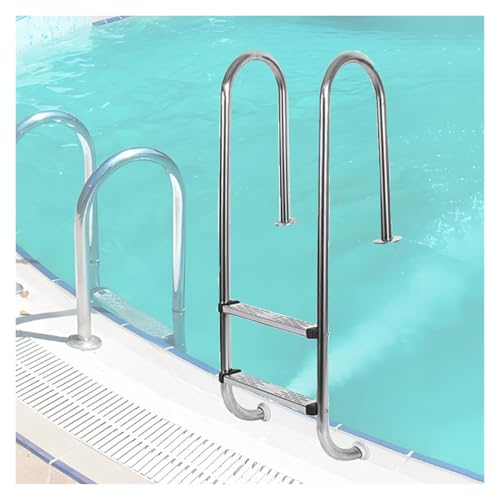 Escalera para piscina acero inoxidable 2 escalones miniatura 1