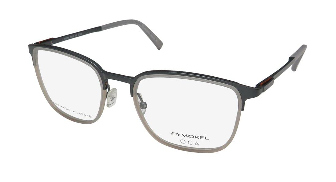 Oga 10123o Mens Designer Full-Rim Spring Hinges Eyeglasses/Spectacles