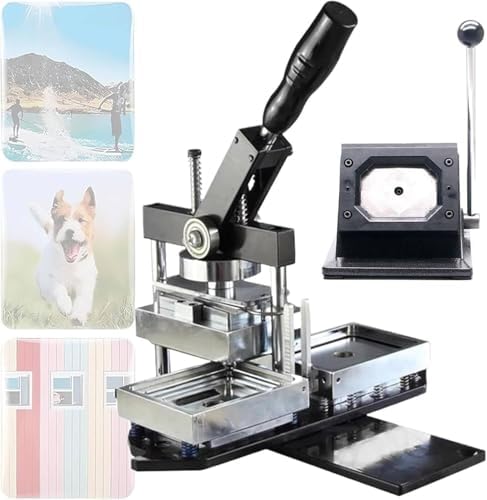 DIY Fridge Magnet Kit - 100 Pcs Button Maker + Paper Cutter, Creative Crafting Tools for Custom Magnets, Easy-to-Use Refrigerator Magnet Maker Machine