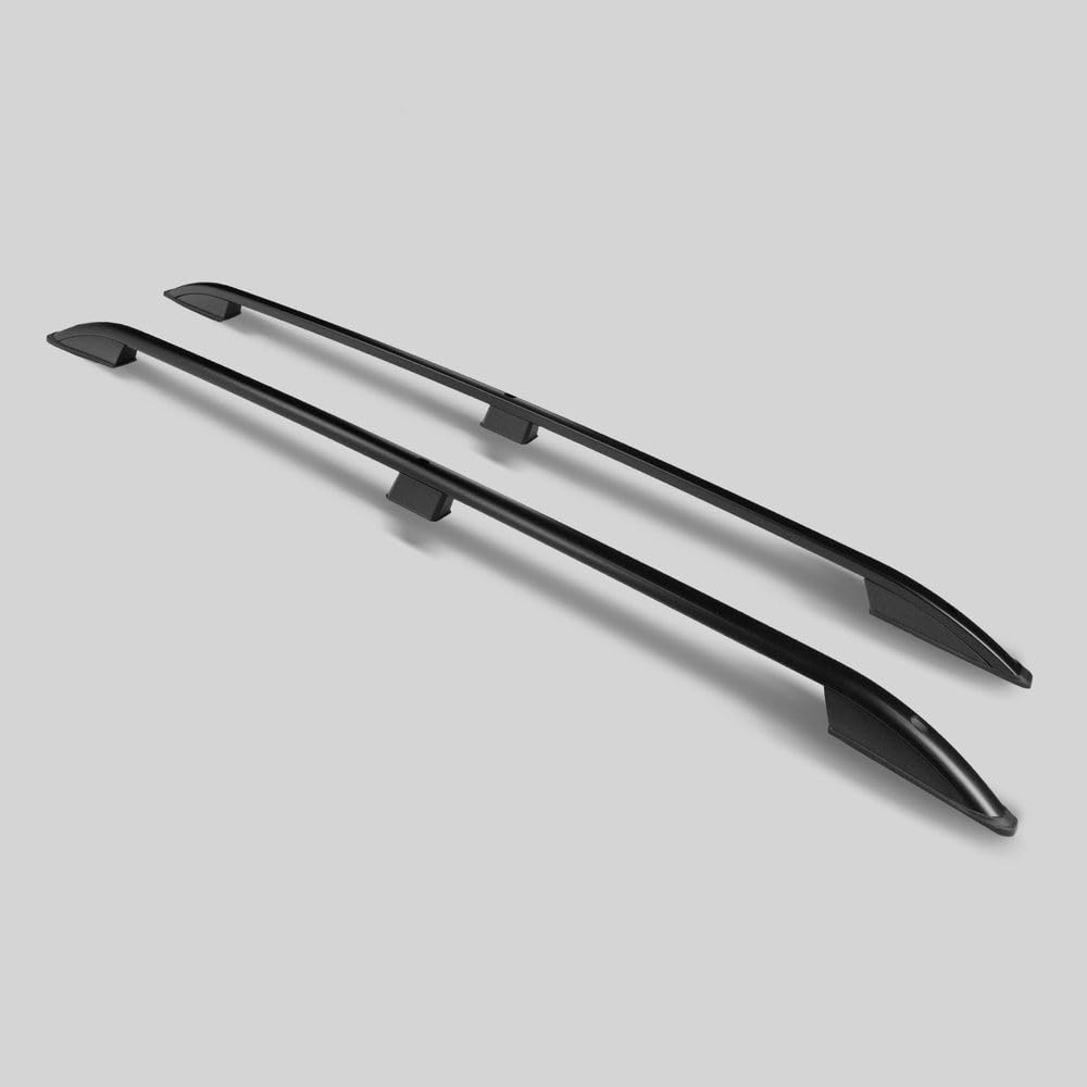 CHROMEMASTER | Relingi Dachowe Kompatybilne z Fiat Doblo L2 Maxi LONG 2005-2010; Zamontuj na Relingach Bagażnik Dachowy, Kosz Dachowy, Boks Dachowy lub Uchwyt Rowerowy | Konstrukcja z Aluminium