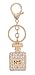 Giftale Women's Perfume Bottle Keychain,Alloy Bag Charm with Crysatl Car Keyring,#41815A