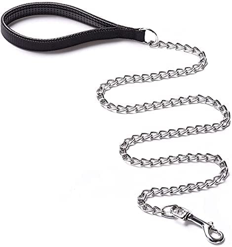 PSK PET MART Heavy Duty Metal Dog Leash Dog Chain with Padded Handle for Large & Medium Size Dogs- Color May Vary (B09PK621CT) Amazon Price History, Amazon Price Tracker