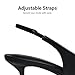 DREAM PAIRS Women's Kitten Heels Slingback Low Closed Toe Comfortable Pumps Pointed Toe Wedding Party Elegant Dress Shoes,Size 8,Black-Pu,SDPU25093W