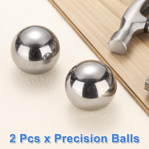 Billes de précision Quarkzman en acier chromé solide avec surface polie miroir grade G25 - 3