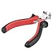 Gosono Guitar Bass String Cutter Scissors Pliers Fret Bridge Pin Nipper Puller Tools Instrument Guitarra Repair Tool Guitar Accessories(1pcs Red Black Guitar Bass String Cutter)