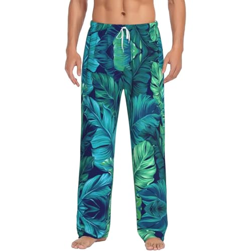 Pantalon de détente chaud en flanelle pour homme résolvant le froid nocturne