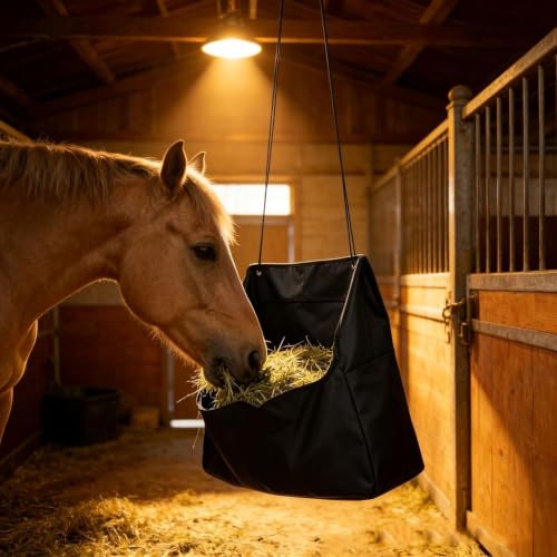 Henos para caballos de gran capacidad e impermeable para cercado 4