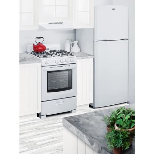 Summit Appliance Ff1427wim Counter Depth 26" Wide 12.9 Cu.Ft. Frost-Free Top Mount Refrigerator-Freezer In White Exterior With Factory Installed Icemaker And Frost-Free Operation on Fridge.com - View 5