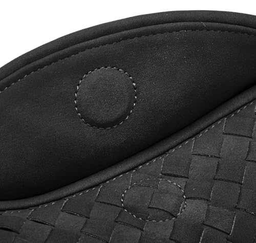 Image of Suede Woven Hobo Bags Purses for Women Woven Leather Bag Vintage Tote Bag Retro Handbag Satchel 2025