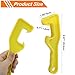 Hordion 4PCS Bucket Opener Tool 5 Gallon, Plastic Paint Can Opener Pail Lid Lifter Wrench Tool Lid Remover for Home Industrial Use, Yellow