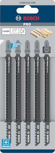 Bosch 5x PRO Wood precise T344DP Stichsägeblatt, 152 mm, 5-tlg. – Ansicht 2