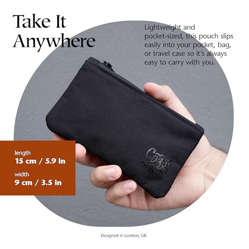 Small Smell Proof Bag and Aluminium Tube Kit – Odour-Free Pocket Pouch and Container Tube Set for Travel and Gifting