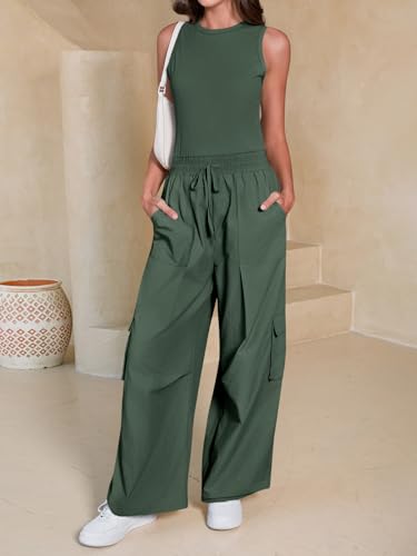 40% Off Fisoew Women's Sleeveless Summer Jumpsuit Code V574SPXB - Image 6