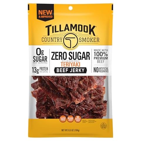 Tillamook Country Smoker Beef Jerky, Teriyaki Cover