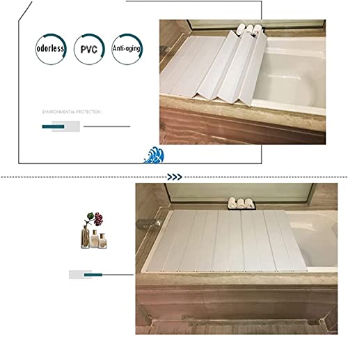 Support rangement baignoire JATIBOSH isolant pliable blanc - 7