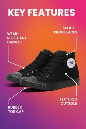 Image of Long High Top Canvas Men Sneakers