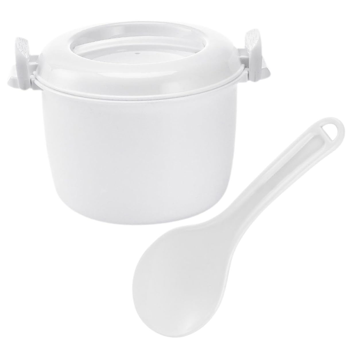 Luxshiny Home Rice Cooker Rice Cooker Food Grade Plastic Microwave Steaming Easy Handle