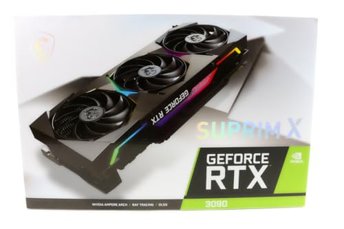 Image of MSI Gaming GeForce RTX 3090 24GB GDRR6X 384-Bit HDMI /DP 1875 MHz Ampere Architecture OC Graphics Card (RTX 3090 Suprim X 24G) (Renewed)