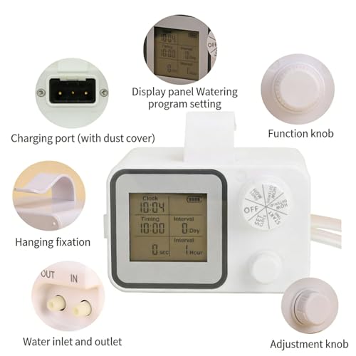 Irrigation goutte à goutte programmable solaire avec paramètres réglables pour pots - 2