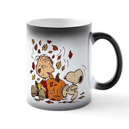 Taza mágica de cerámica 11 oz para café o té miniatura 1
