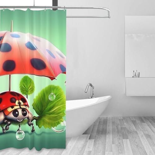 Rideau de douche épais anti éclaboussures pour garder le sol sec - 6