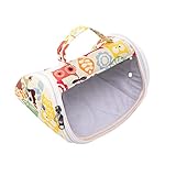 POPETPOP Handtasche mit Tieren Atmungsaktiv Visuell Igel Tragbar Kreative Tragetasche zum Mitnehmen für Unterwegs Eichhörnchen Eichhörnchen Reißverschluss Transparent Zoo Haustier