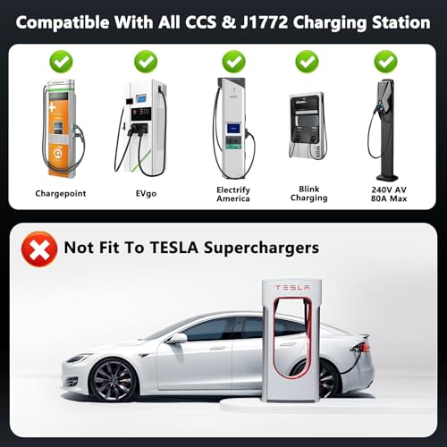 JEEKVISEN CCS & J1772 to Tesla