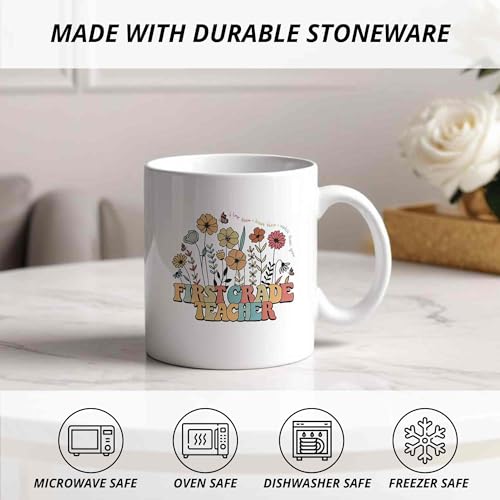 Taza de Cerámica Floral para Maestros 11 Onzas miniatura 2