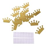 Verzieren Sie Ihr Kinderschlafzimmer mit der netten Spiegeloberfläche Prinzessin-Kronen-Wand-Aufkleber.